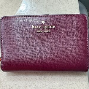 kate spade Rich Burgundy Wallet